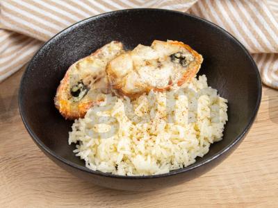 Ešerių kepsniai su ryžiais orkaitėje Žingsnis 4