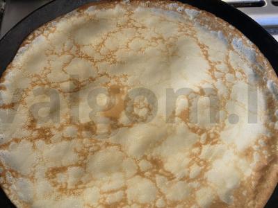 Ploni blyneliai ant pieno Žingsnis 7