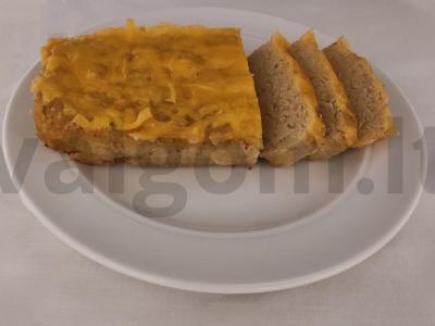 Švelnus keptas karpių paštetas su traškia sūrio plutele pagrindine nuotrauka