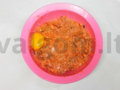 Skanios įdarytos paprikos su lašiša Žingsnis 1
