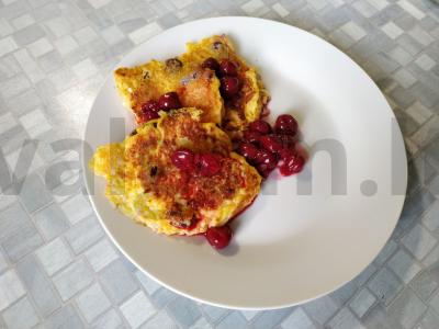 Morkų sūrio pyragėliai su vyšnių konfit Žingsnis 5