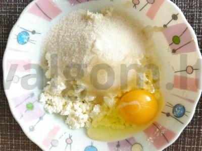 Trupinių pyragas su varške. Žingsnis 4