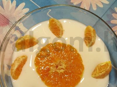 Desertas "Oro debesis" su mandarinų griežinėliais Žingsnis 4