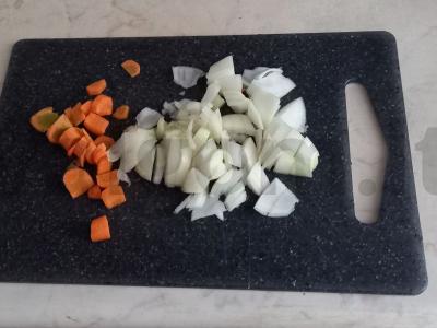 Kepenų paštetas su bazilikais Žingsnis 1