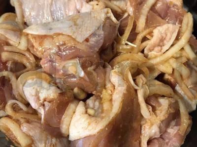 Vištienos ir pupelių troškinys Žingsnis 1