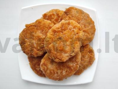 Žuvies kotletai su krevetėmis, garstyčiomis ir petražolėmis Žingsnis 3