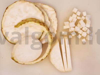 Salierų šaknų garnyras Žingsnis 1