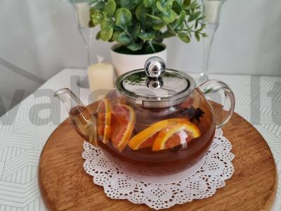 Sicilijos apelsinų juodoji arbata. pagrindine nuotrauka