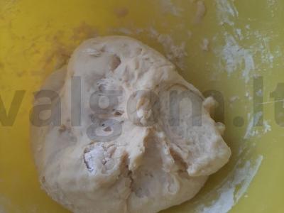 Šanga su sūriu Žingsnis 1