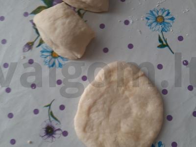 Šanga su sūriu Žingsnis 2