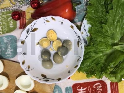 Naujųjų metų stiliaus įdaryti kiaušiniai Žingsnis 2
