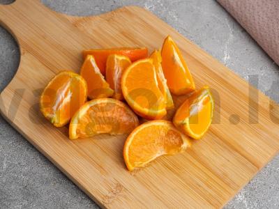 Mandarinų uogienė multicooker įrenginyje Žingsnis 1