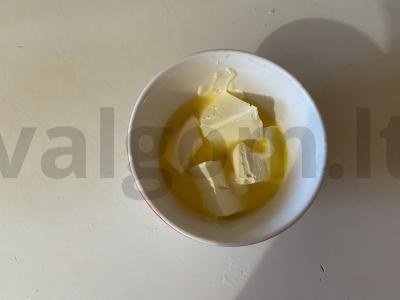 Klasikinis orus kiaušinių ir grietinės tarte tatin Žingsnis 3
