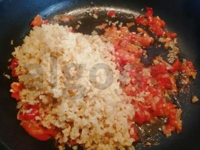 Bulgur su daržovėmis "turkiškai" Žingsnis 6