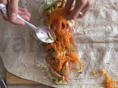 Gausus šavarma dviems Žingsnis 3