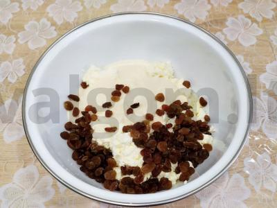 Varškės apkepas su sultenėmis popietiniam užkandžiui Žingsnis 2