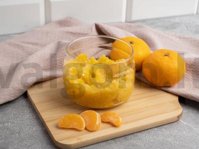 Mandarinų ir žiedinių kopūstų uogienė Žingsnis 3