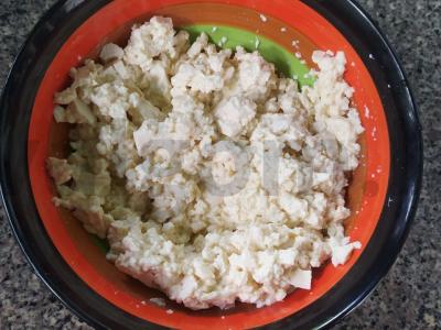 Sūrio pyragaičiai "Tofniki" Žingsnis 1