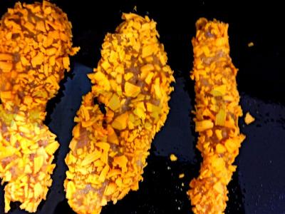 Traškučių juostelės su džiūvėsėliais. Žingsnis 6