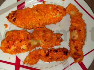 Traškučių juostelės su džiūvėsėliais. Žingsnis 7