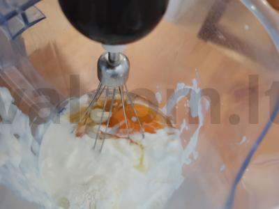Pyragas su halva Žingsnis 1
