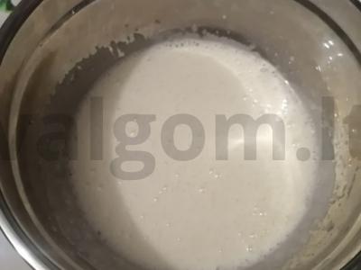 Ugnikalnio pyragas Žingsnis 1