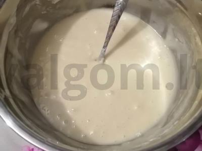 Ugnikalnio pyragas Žingsnis 2