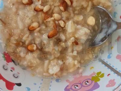 Avižiniai dribsniai su medumi ir kedro riešutais Žingsnis 4