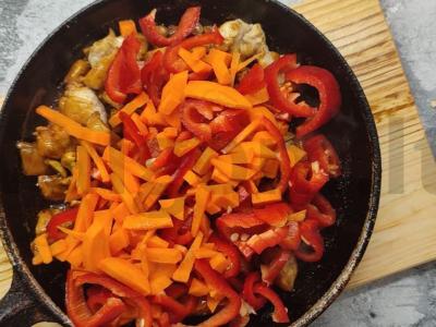 Terijakio vištiena su žemės riešutais Žingsnis 2