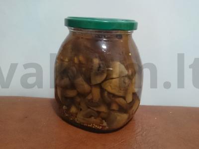 Marinuoti grybai su prieskoniais Žingsnis 3