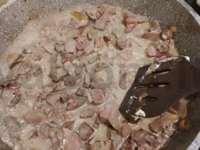 Vištienos kepenėlės su grietine Žingsnis 3