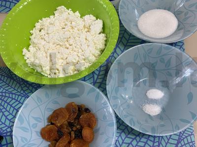 Sūrio pyragai be kiaušinių ir kvietinių miltų Žingsnis 2