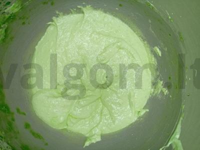 Migdolų pyragas su mėtų pieno įdaru Žingsnis 7
