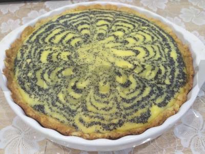 Švelnus pyragas su varške ir aguonomis pagrindine nuotrauka