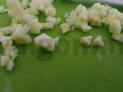 Česnaku keptos bulvės. Žingsnis 8