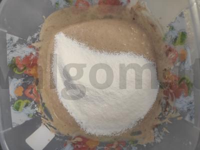 Šokoladiniai Vienos vafliai su kokoso drožlėmis Žingsnis 7