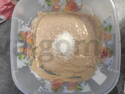 Šokoladiniai Vienos vafliai su kokoso drožlėmis Žingsnis 8