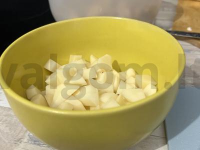 Makaronų sriuba su daržovėmis ir grybais Žingsnis 2