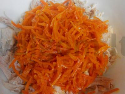 Neįprastos salotos su vištiena ir pupelėmis Žingsnis 2