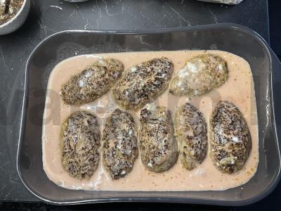 Greitas tingus įdarytas kopūstas Žingsnis 9