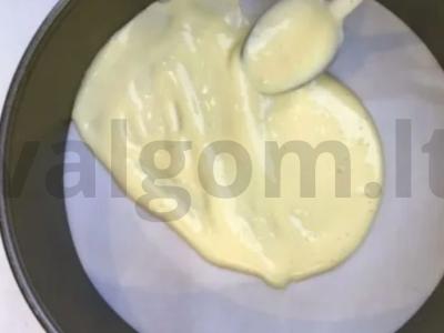 Pieno mergaitės pyragas su uogomis Žingsnis 2