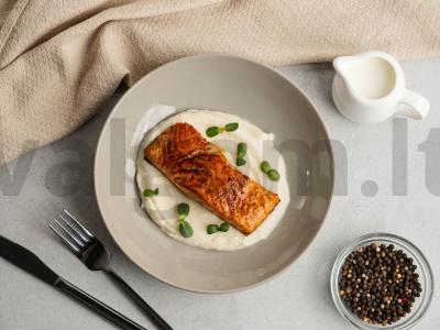 Unagi lašiša su žiedinių kopūstų tyre Žingsnis 4
