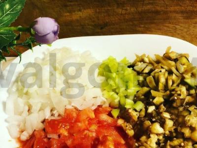 Įdarytos daržovės Žingsnis 2