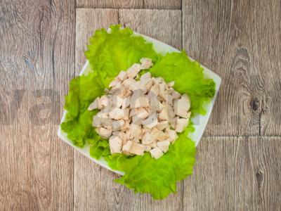 Salotos su vištiena ir greipfrutais Žingsnis 2