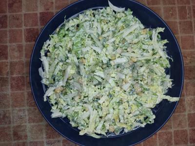 Pasninko agurkų salotos Žingsnis 3