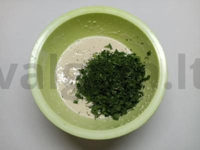 Skanūs plokštainiai su žolelėmis Žingsnis 3