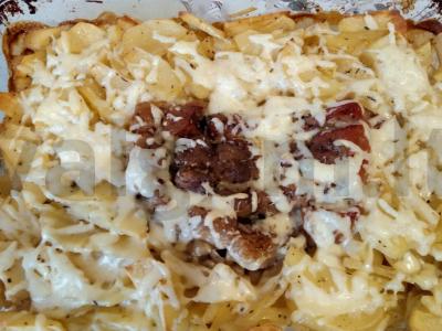 Naminės bulvės su mėsa Žingsnis 4