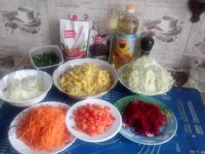 Kaimiški gavėnios barščiai Žingsnis 1