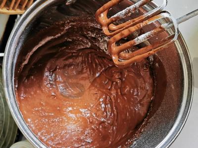 Šokoladinis vyšnių pyragas. Žingsnis 3