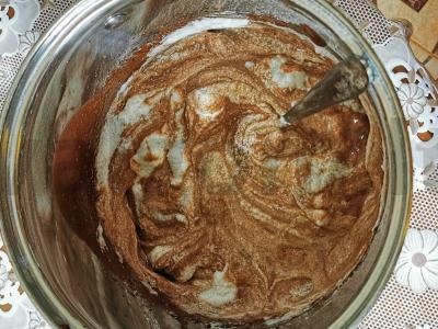 Šokoladinis vyšnių pyragas. Žingsnis 5